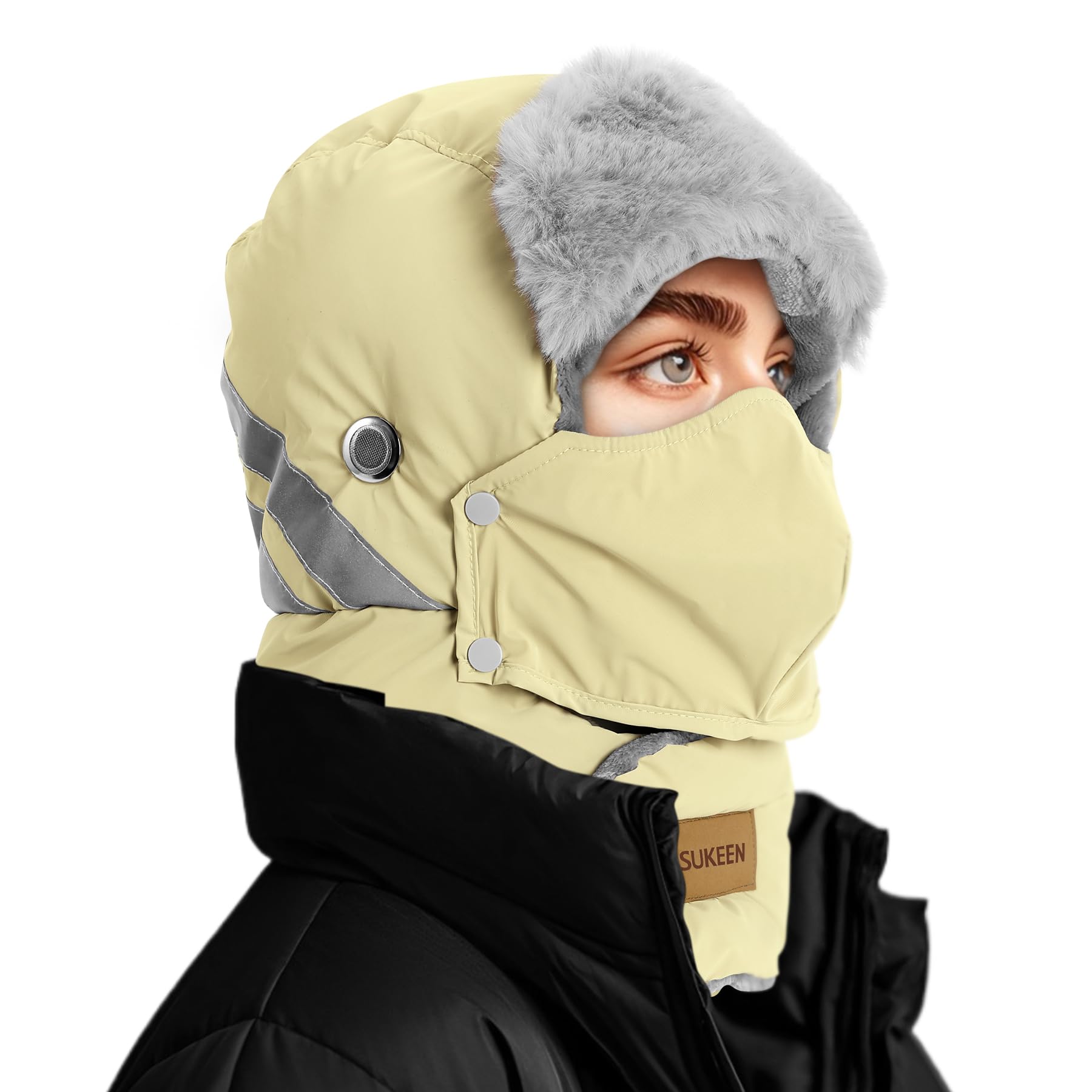 Chapéu Trapper Hat Sukeen À Prova De Vento, Repelente De Água, Inverno, Quente