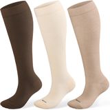 Meias De Compressão Blicount Cotton 15-20 Mmhg Para Mulheres E Homens