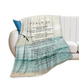 Manta Tourrest Christian Bible Salm 23 Flanela 125x100cm
