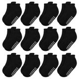 Meias Jealkip Baby Toddler, 12 Pares De 6 A 12 Meses, Antiderrapantes