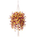 Flores Artificiais Penduradas Ammyoo Spring Com Vaso