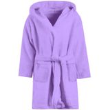 Roupão De Banho Umeyda Kids Roxa/violeta De Flanela Para Meninas 3t