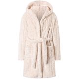 Roupão De Banho Umeyda Girls&#39; Twist Off-white Flannel 2t