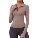 Camiseta De Treino Lomon De Manga Comprida Quick Dry Para Mulheres