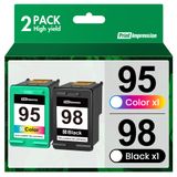 Pacote Combinado De Cartuchos De Tinta Printimpression 98/95 Para Hp