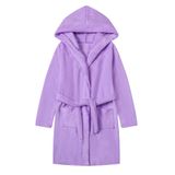 Roupão De Banho Infantil Com Capuz Umeyda Soft Terry Cloth