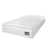 Colchão Solteiro Espuma D33 Vangogh Pillow Top 88x188x29cm Branco Hellen - Suporta até 120kg por Pessoa