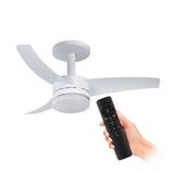 Ventilador Teto Arno Bivolt Branco 3 Pás Contro. Remoto Vx13