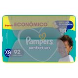 Fralda Descartável Pampers Confort Sec Xg 92 Unidades