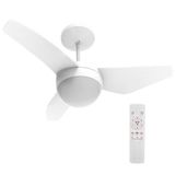 Ventilador De Teto Com Controle Remoto Branco Bivolt Inspire
