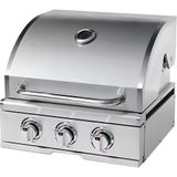 Churrasqueira A Gás Alluma Essential - Inox - 3 Queimadores