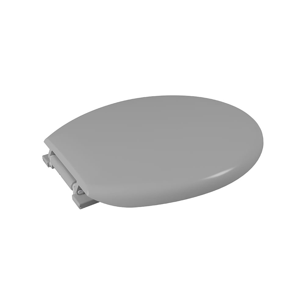 Assento Sanitário Plástico Astra Tpk/as Almofadado Cinza