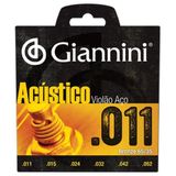 Corda Para Violao Giannini Gespw Bronze Acustica 65-35 0,011