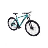 Bicicleta Aro 29 Ksw Xlt Alumínio 24v Câmbios Shimano Garfo Com Trava No Ombro - Azul Tam.21