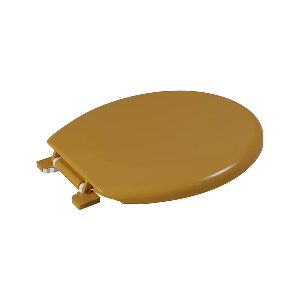 Assento Sanitário Plástico Astra Tar/as Almofadado Reforçado Caramelo