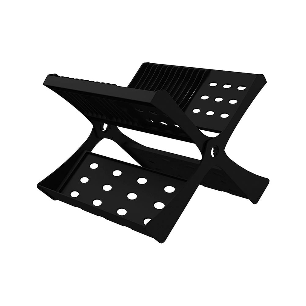 Escorredor De Louça Astra Epr1 Dobrável Preto