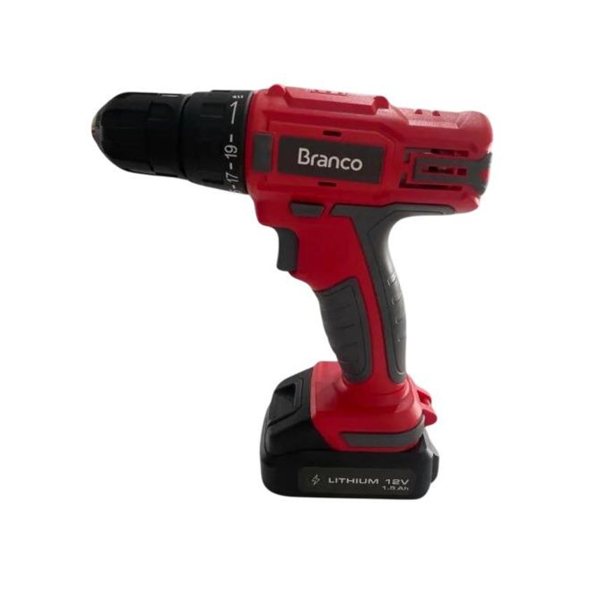 Parafusadeira Furadeira Bateria Branco Bpf12l Maleta 12v 3/8 - imagem 3