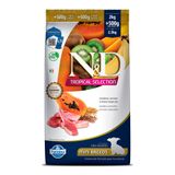 Ração N&amp;d Tropical Selection Cães Filhotes Raças Mini Cordeiro, Cereais E Frutas Tropicais 2kg+500g