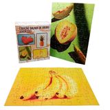 Super Kit 4 Quebra-cabeças 60 Peças Frutas Cognitivo