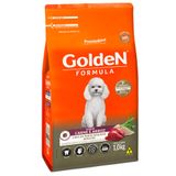 Ração Golden Formula Mini Bits Cães Adultos Raças Pequenas Carne E Arroz 1kg