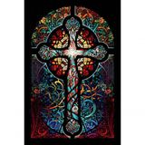 Quebra-cabeça Religioso Vitral Arte Sacra 300 Peças Mdf