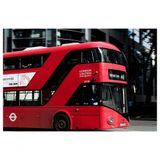 Quebra-cabeça Ônibus De Londres 300 Peças Em Mdf