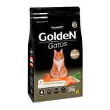 Ração Golden Para Gatos Adultos Castrados Sabor Salmão 3kg