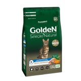 Ração Golden Seleção Natural Gatos Adultos Castrados Frango Com Abóbora E Alecrim 1kg