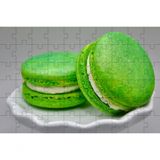 Quebra-cabeça Macaroon De Pistache De 60 Peças Educativo