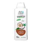 Shampoo E Condicionador Para Cães E Gatos Coco Pet Clean 700ml