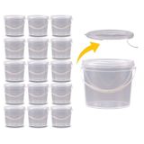 Balde Para Sorvete 2.2 Litros - Kit 15 Pçs