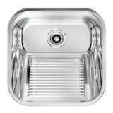 Tanque Docol Loggica 25 L Em Aço Inox Alto Brilho 40x40 Cm Docol