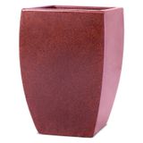 Vaso Decorativo Para Plantas Quadrado Apolo 45 Café