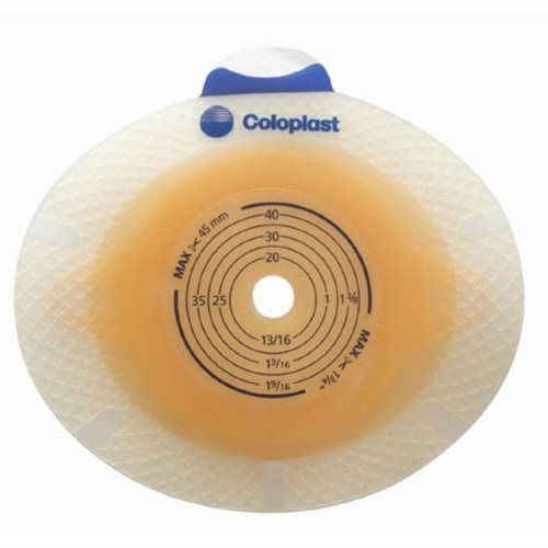 Barreira De Ostomia Sensura Click Trim To Fit, Adesivo De Camada Dupla De Uso Padrão Azul Código 3/8 A 2-1/5 Contagem Da Coloplast (pacote Com 4)