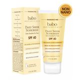 Protetor Solar Transparente Diário Spf 40 1,7 Onças Da Babo Botanicals (pacote Com 6)