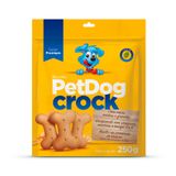Biscoito Pet Dog Crock Tradicional Para Cães 250g