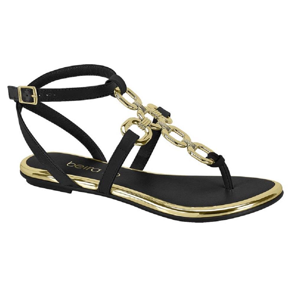 Rasteirinha Beira Rio Ref 8367.668.9569 Preto 034