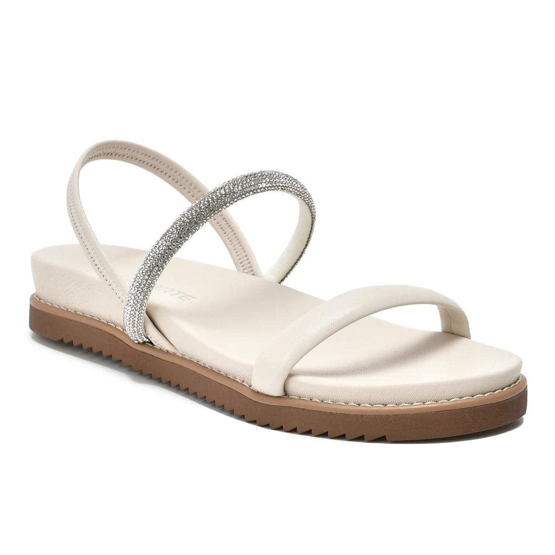 Sandalia Via Marte Papete Ref 117-006-01 Bege 038