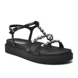 Sandalia Via Marte Papete Ref 176-010-01 Preto 035