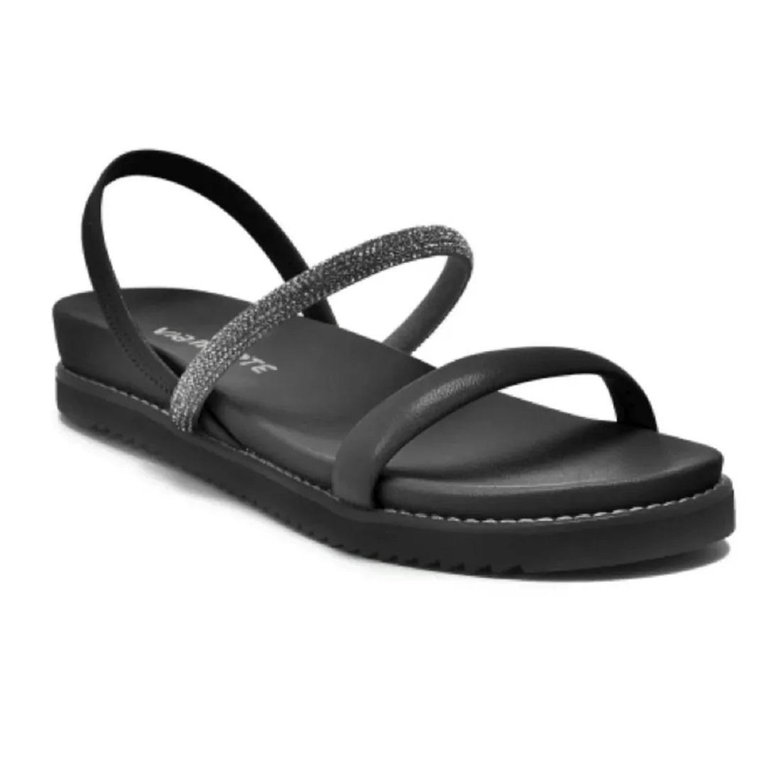 Sandalia Via Marte Papete Ref 117-006-01 Preto 039