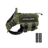 Arnês Para Cães Petnanny Tactical Service Colete Para Cães Verde Xl