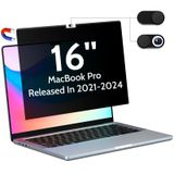 Tela De Privacidade Peslv Magnetic Para Macbook Pro 16" 2021-2024