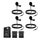 Microfone De Lapela Lavalier Neewer Cm5 Omnidirecional (pacote Com 4)