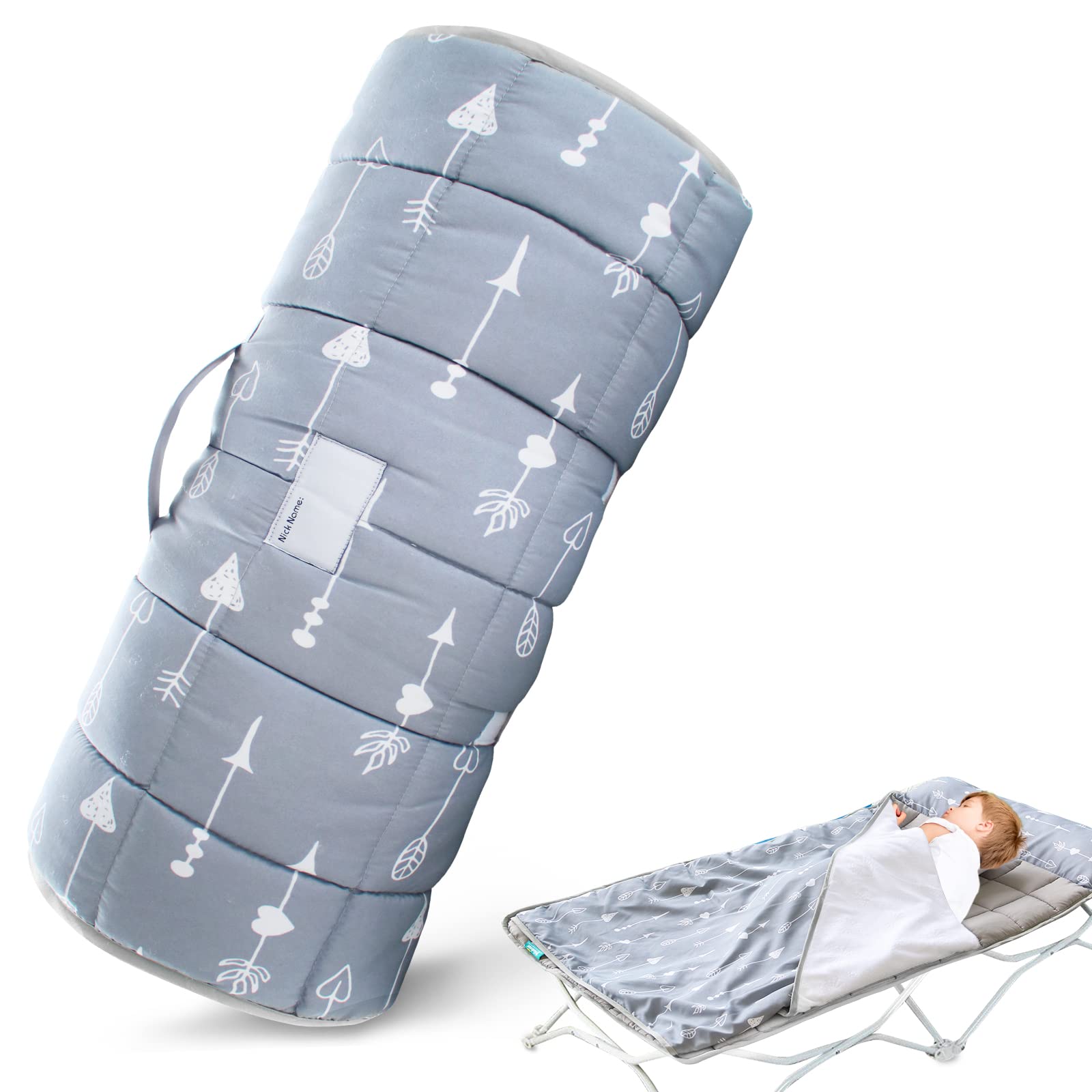 Nap Mat Biloban Com Travesseiro E Cobertor De Lã Cinza