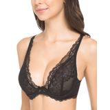 Sutiã Wingslove Sheer Lace Plunge, Sem Forro, Cobertura Total 36a