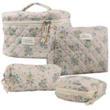 Bolsa De Maquiagem E Cosméticos, Organizador De Viagens Acolchoado De Algodão Viwime