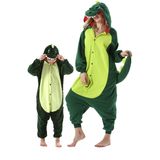 Macacão Animal Darkcom Para Crianças, Fantasia De Dinossauro De Flanela 4-5t
