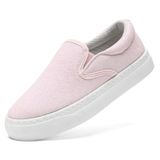 Tênis Infantis Xinlanlin Slip On Canvas Para Meninas E Meninos