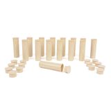 Mangas E Plugues Para Piscina Fence Hole Deck Patio Ground Hole Caps Plug Cap Sluve (15 Unidades, Bege)