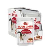 Caixa 12un Ração Úmida Sachê Royal Canin Instinctive Gatos Adultos 85g